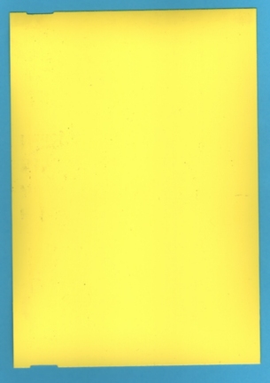 Schild-Etikett Gelb 10x16 cm
